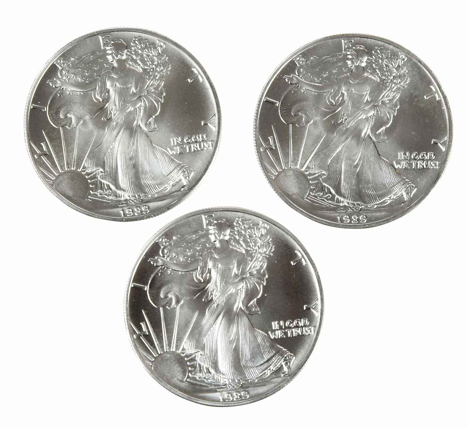Roll of 1989 American Silver Eagles (1 of 3)