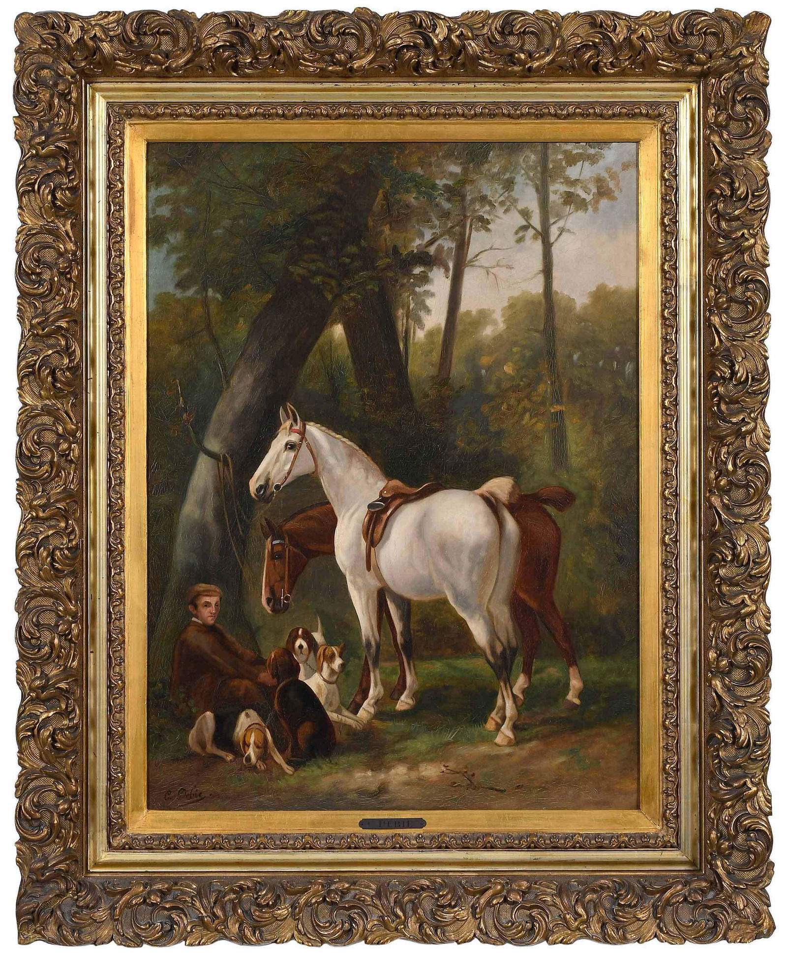 Continental School Sporting Painting (1 of 7)