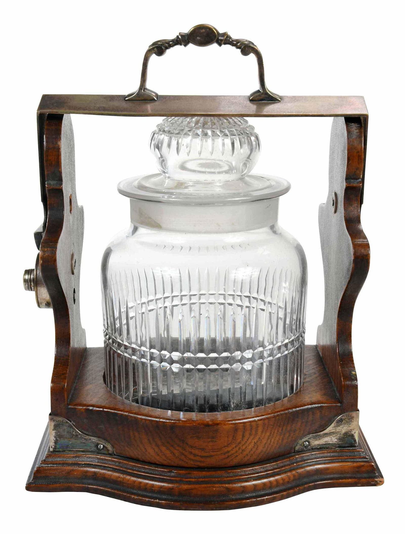 Cut Glass Humidor in Dorflinger & Sons Frame (1 of 4)