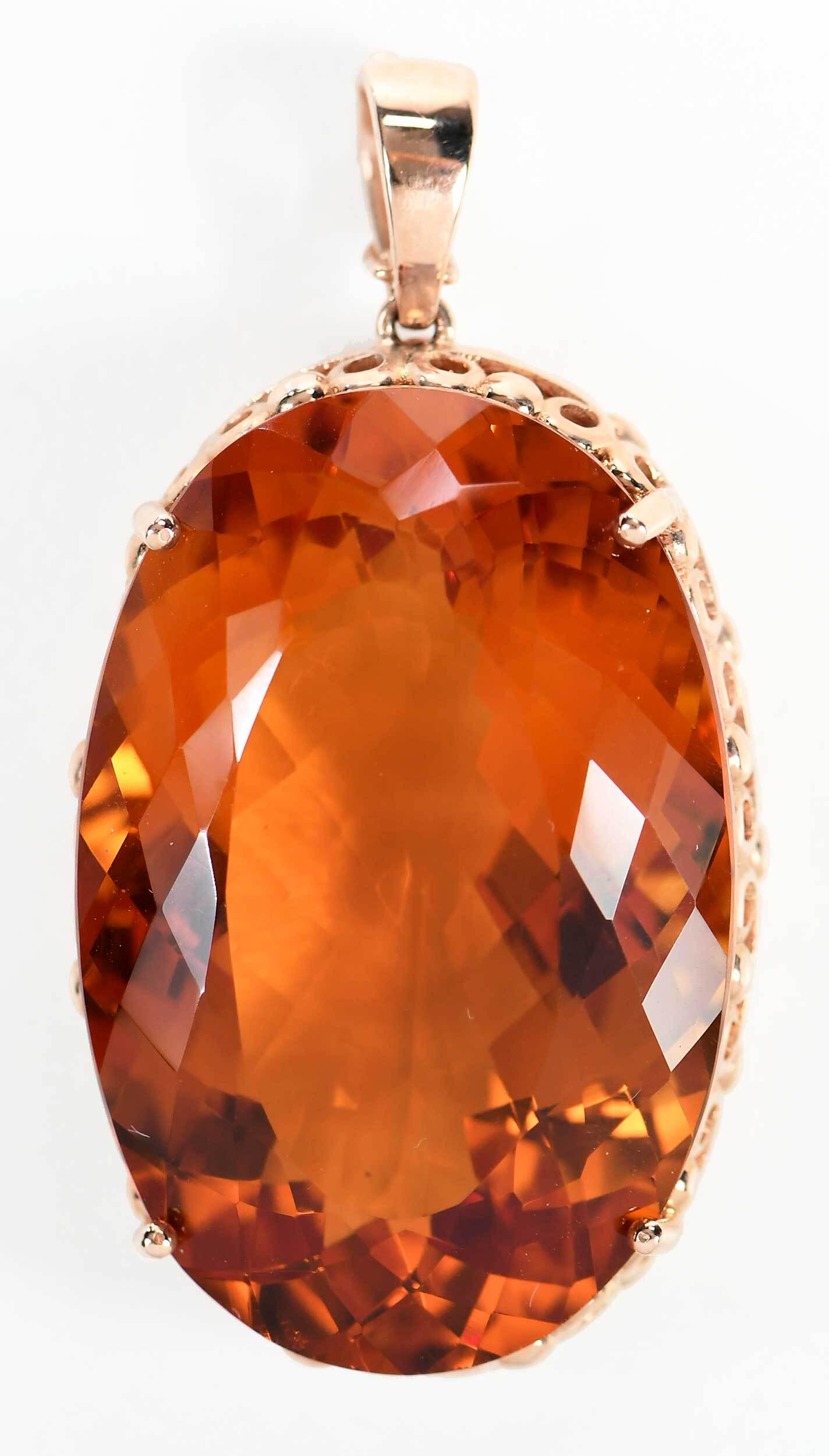 14kt. Citrine Pendant (1 of 6)