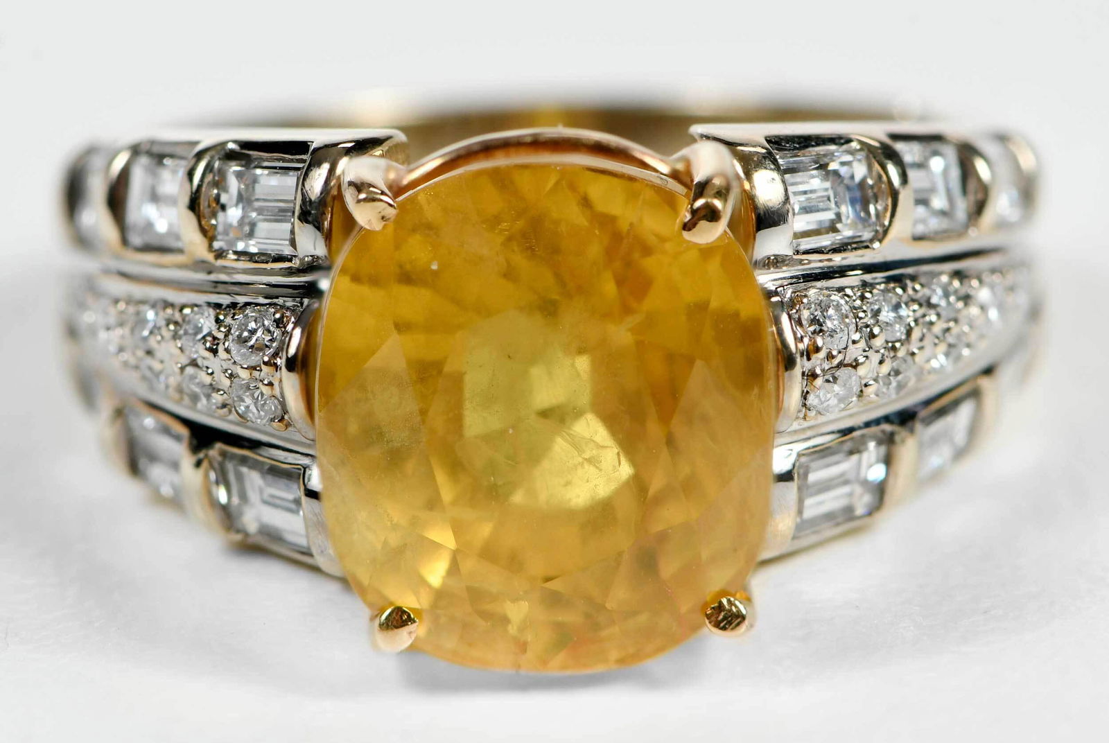 14kt. Sapphire and Diamond Ring (1 of 7)