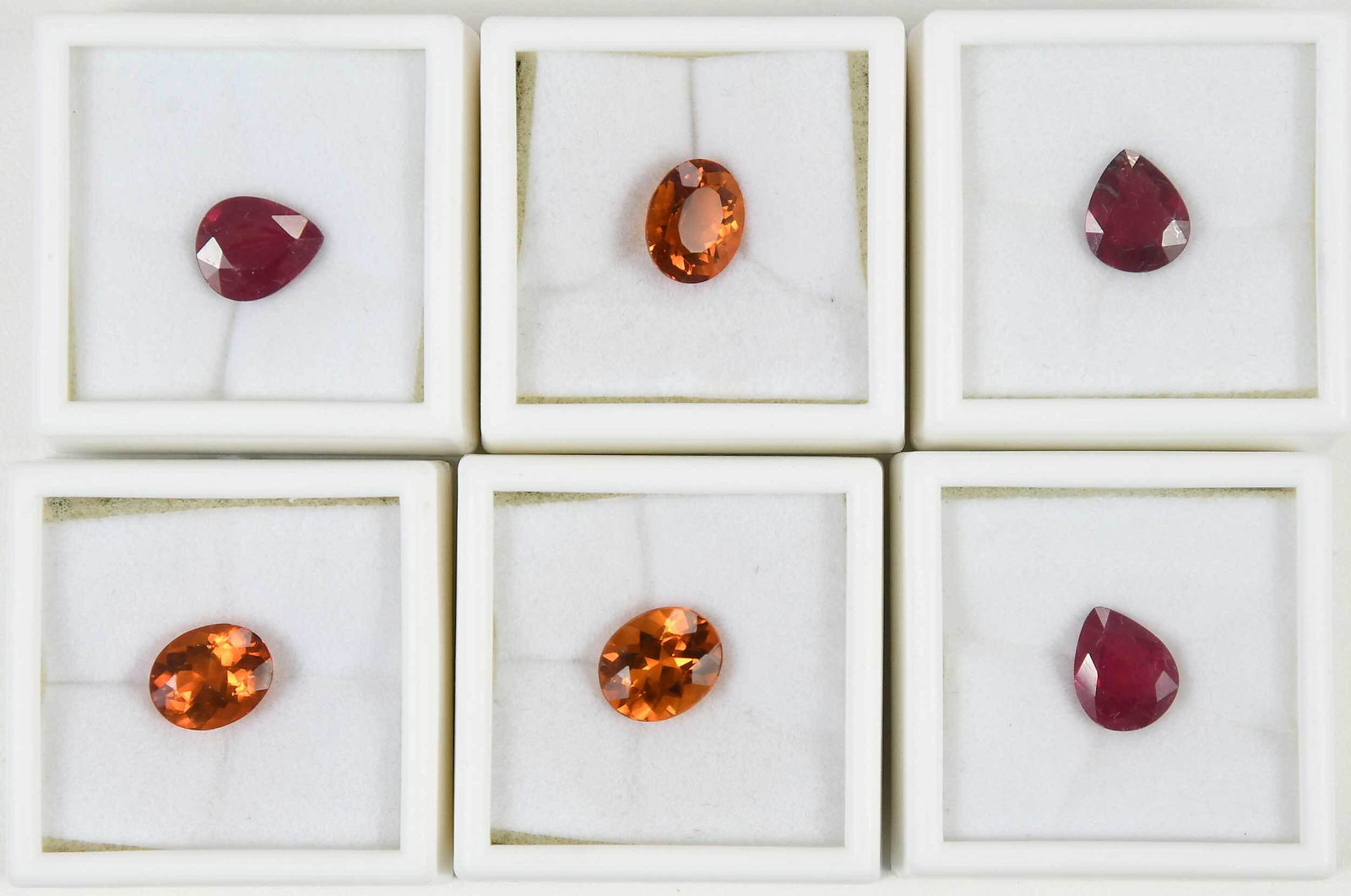 Six Assorted Loose Gemstones (1 of 2)