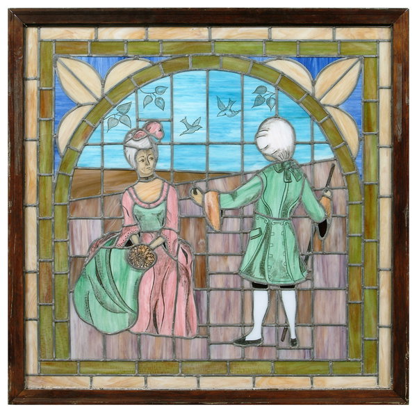 Stained glass window,