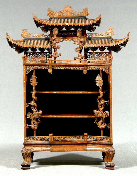 Chinese mahogany cabinet,