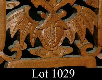 Chinese mahogany cabinet, - 6