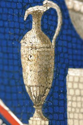 Late 18th century micromosaic table, - 10