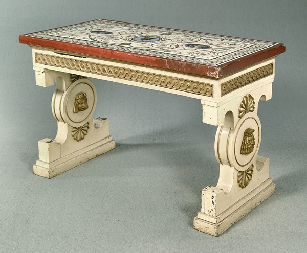 Late 18th century micromosaic table,