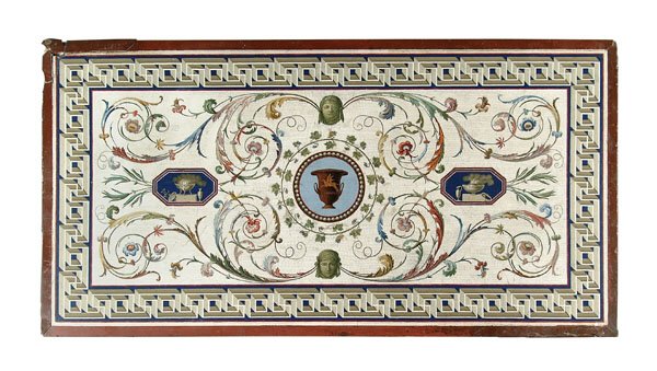 Late 18th century micromosaic table, - 2