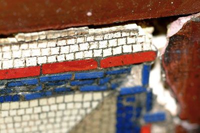 Late 18th century micromosaic table, - 8