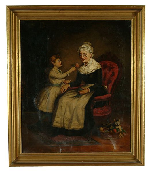 Interior scene, Arthur Pickering,