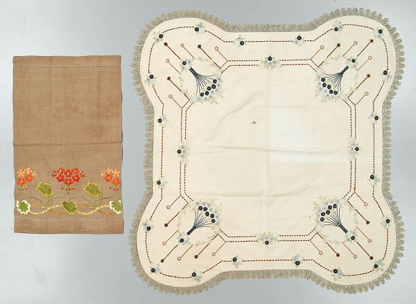 Arts and crafts linens: