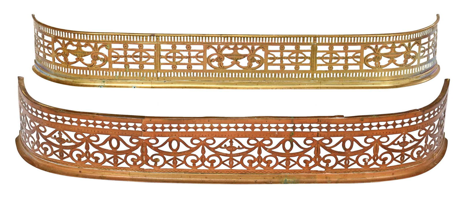 Two Georgian Pierced Brass Fire Fenders (1 of 8)