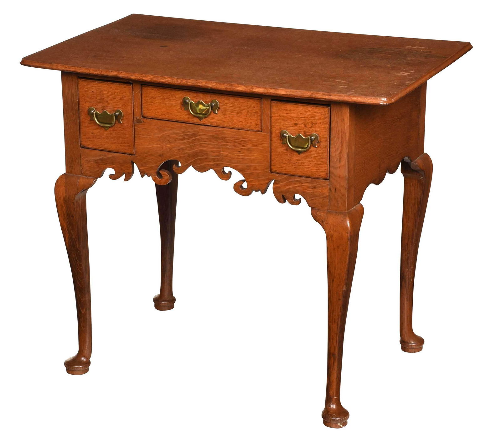 Queen Anne Style Oak Dressing Table (1 of 7)