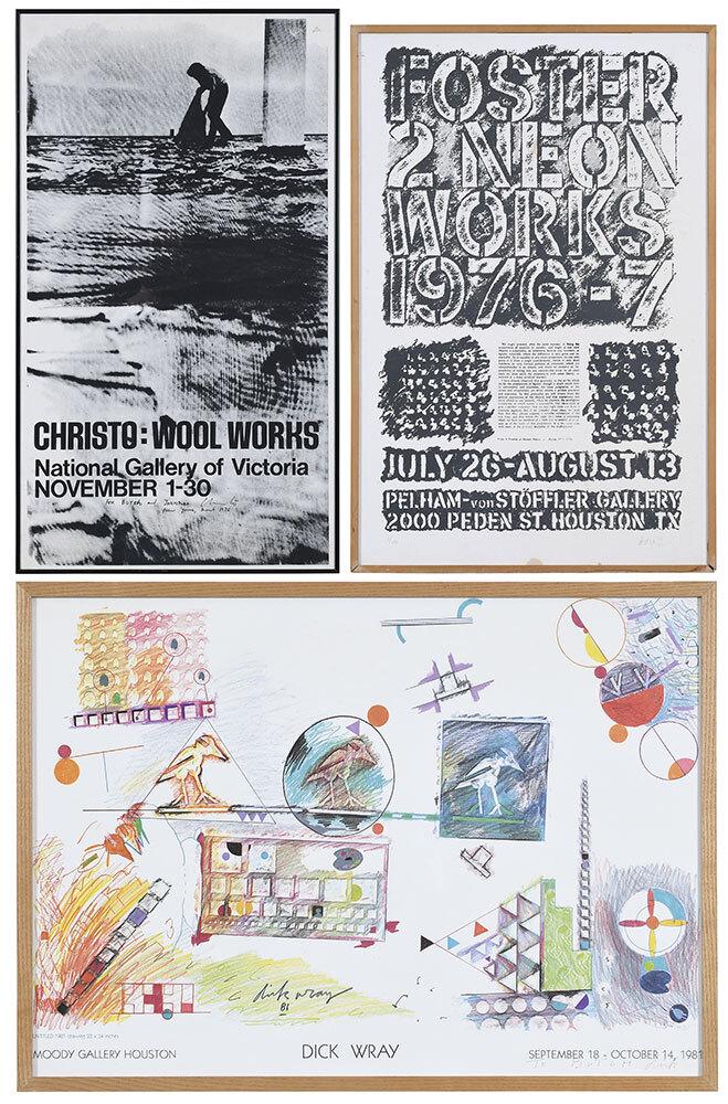 Three Signed Exhibition Posters (1 of 9)