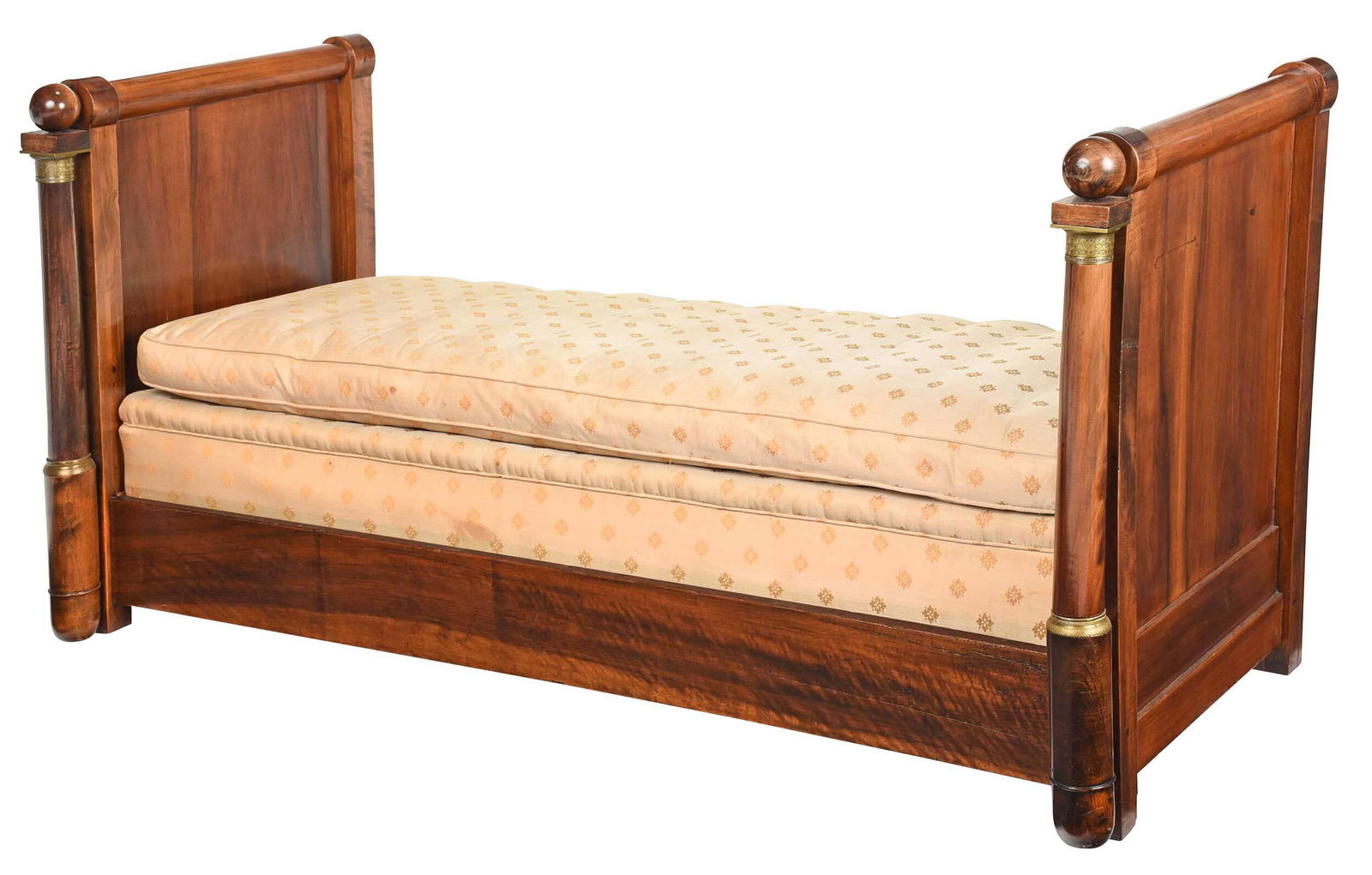 Empire Figured Walnut Bronze Mounted Daybed (1 of 5)