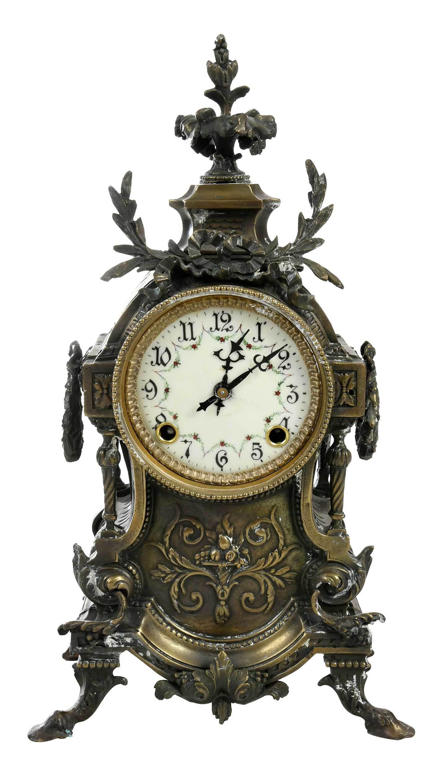 French Gilt Bronze Mantel Clock (1 of 6)