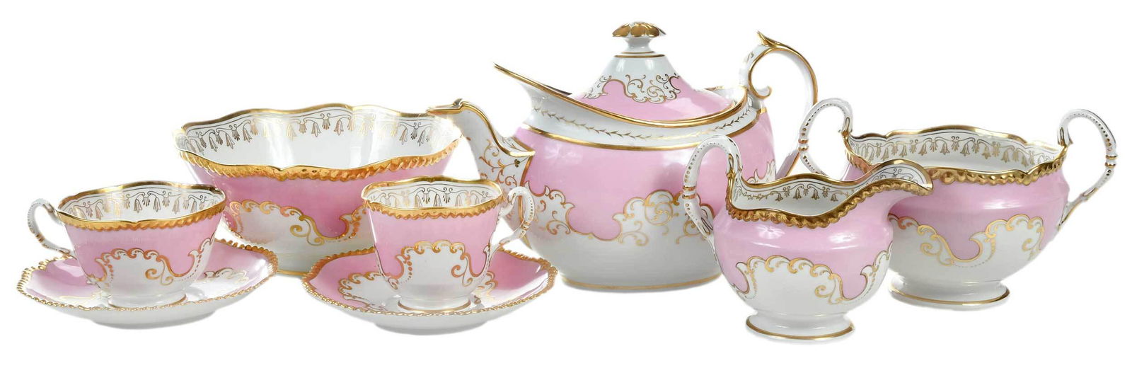40 Piece Flight, Barr & Barr Tea and Coffee Set (1 of 9)