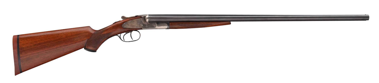 L.C. Smith Double Barrel Shotgun: 16 gauge, field grade, side by side, 28 in. barrel marked "Hunter Arms Co. Inc. M'F'R'S Fulton NY, U.S.A.", 14-1/2 in. LOP, left barrel cylinder bore choke, right barrel full bore choke, double set tr