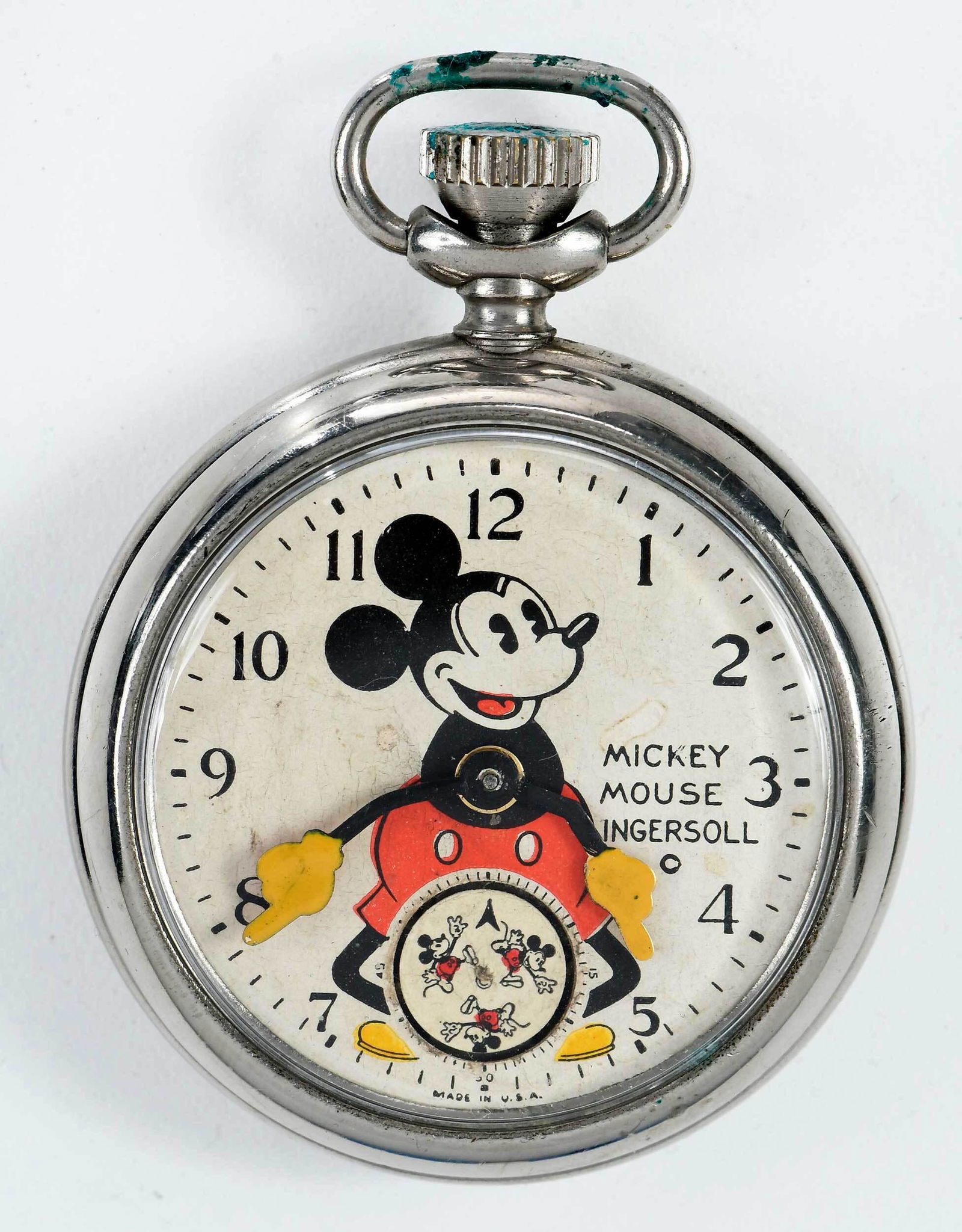 Mickey mouse pocket deals watch model 90001