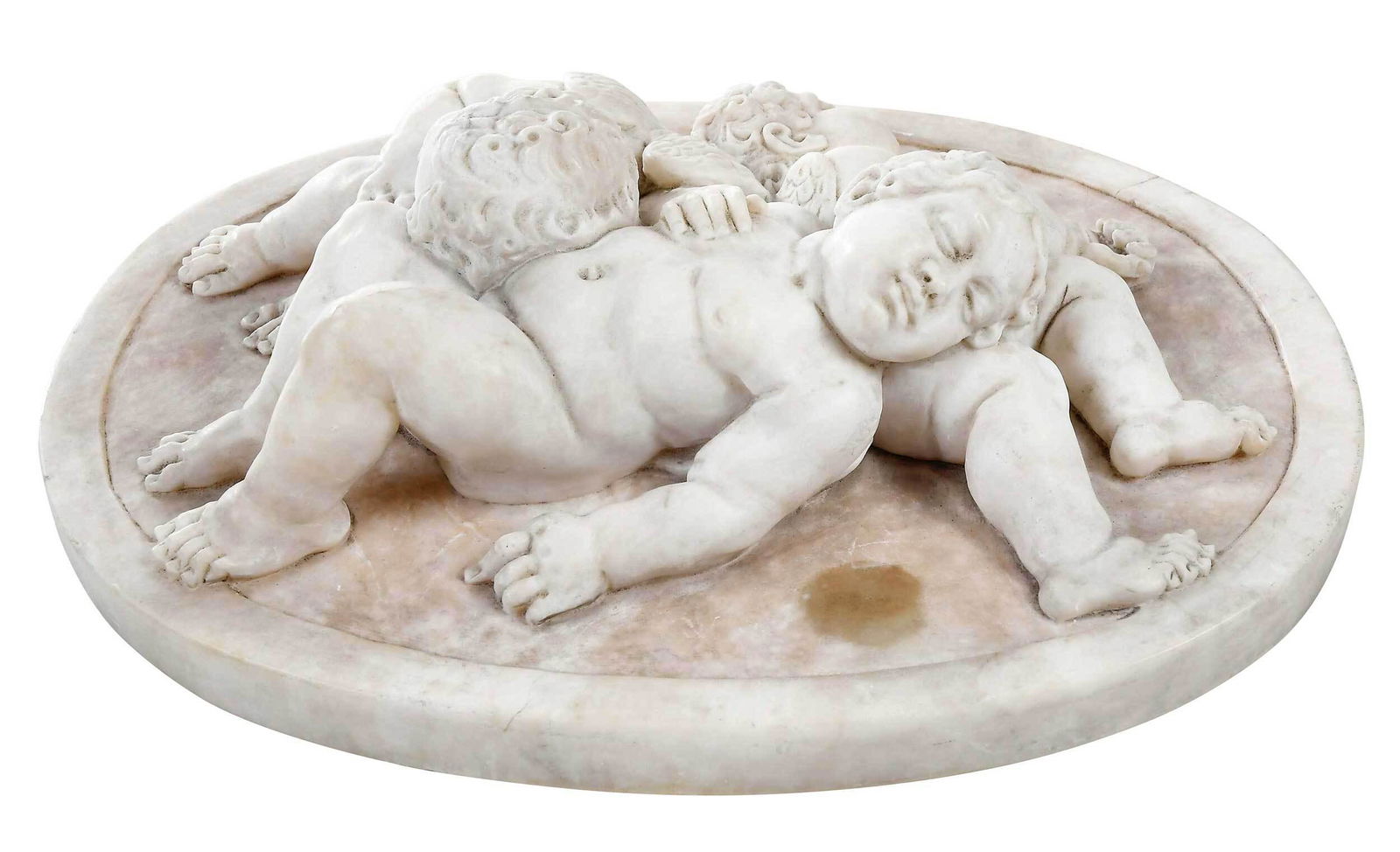 Italian Carved Marble Plaque (1 of 6)