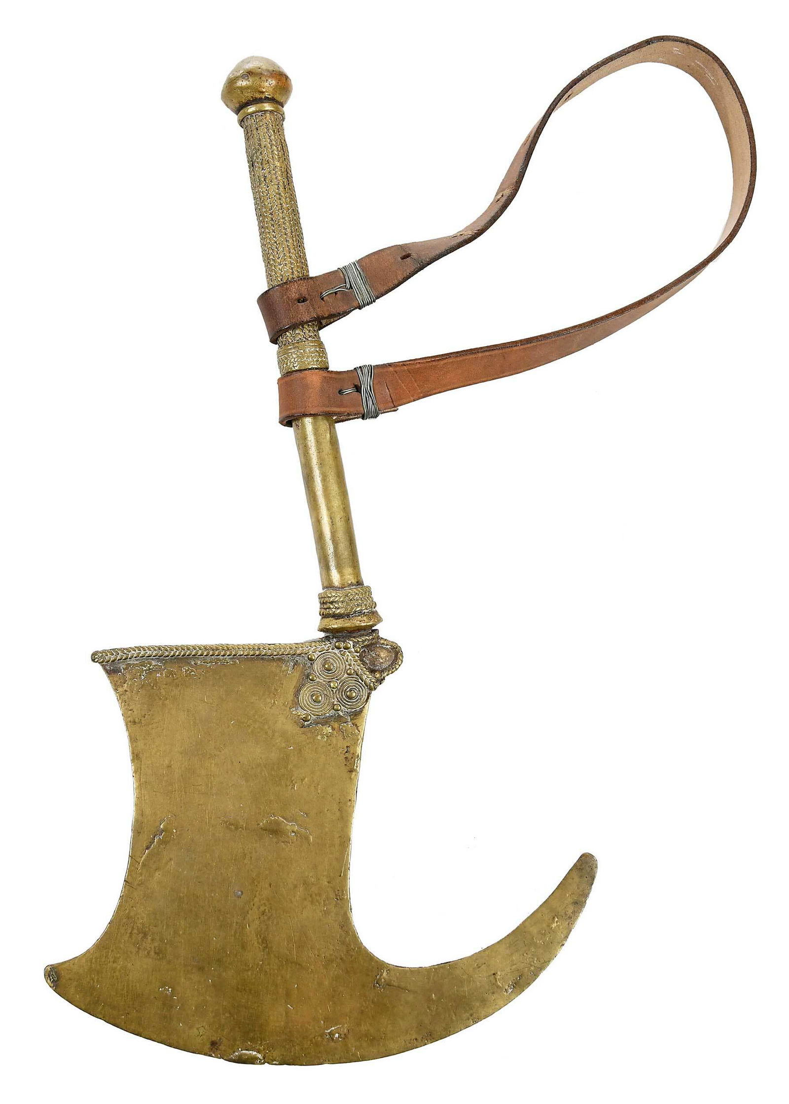 West African Manzhi Ceremonial Dance Axe (1 of 3)