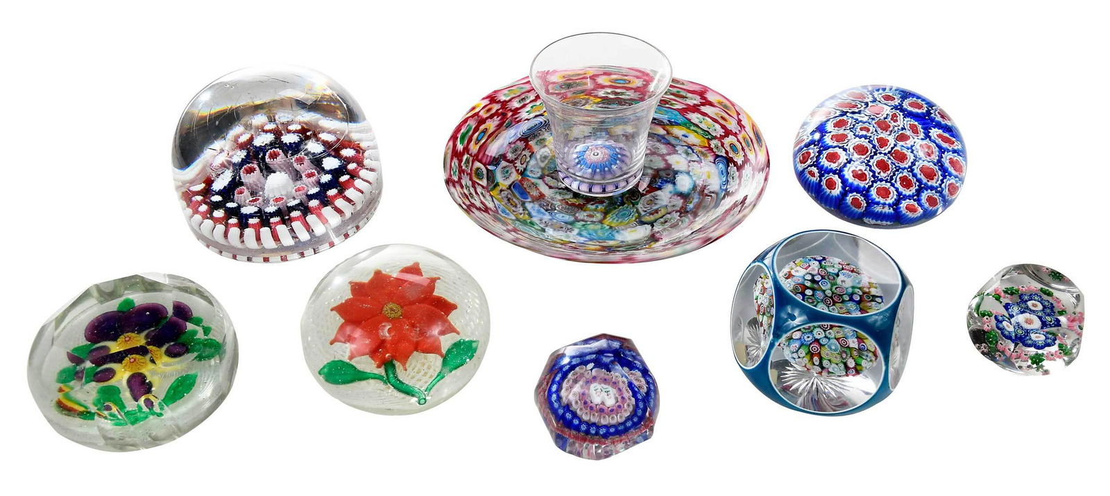 18 Millefiori and Latticino Items (1 of 7)