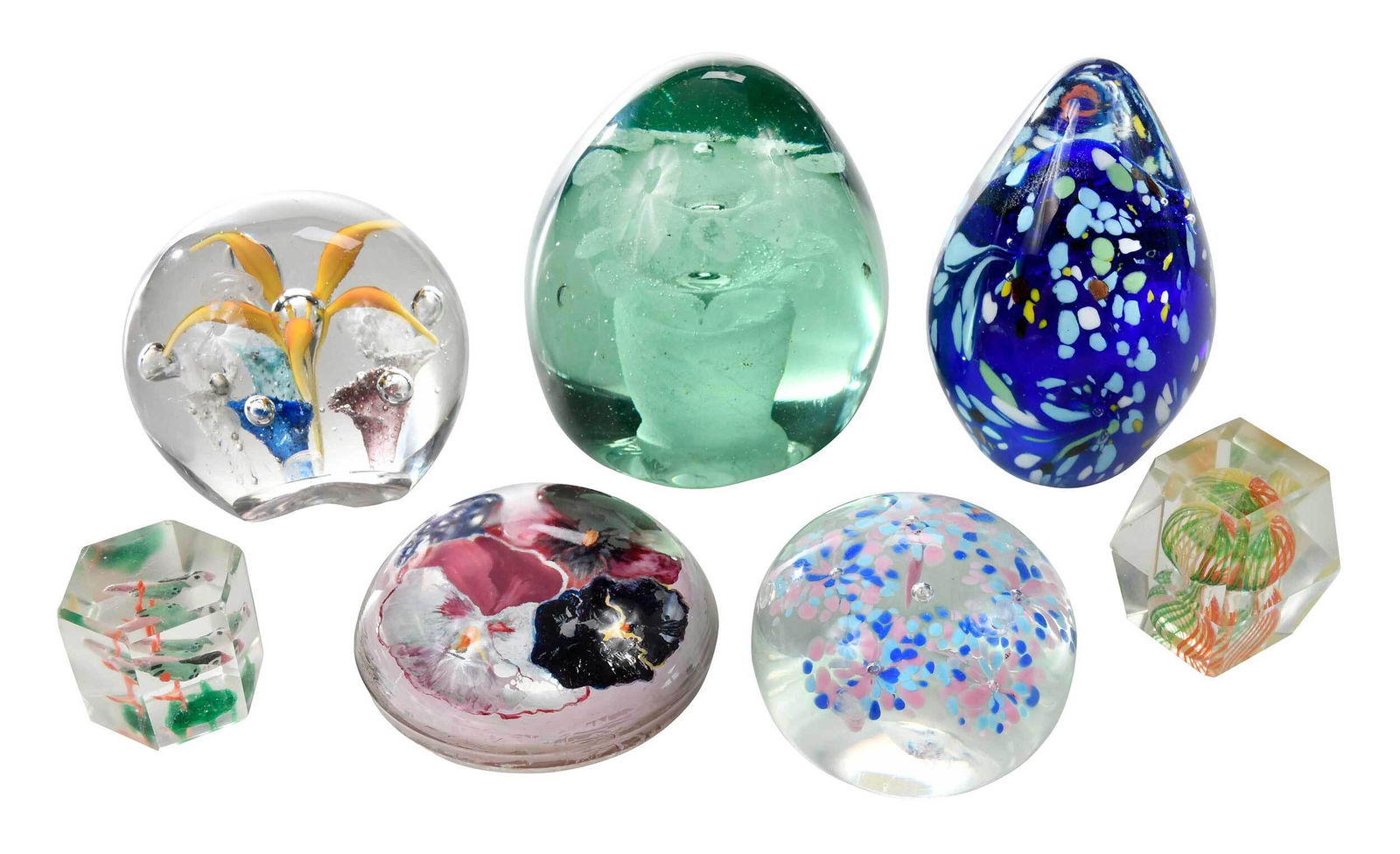23 Glass Paperweights (1 of 4)