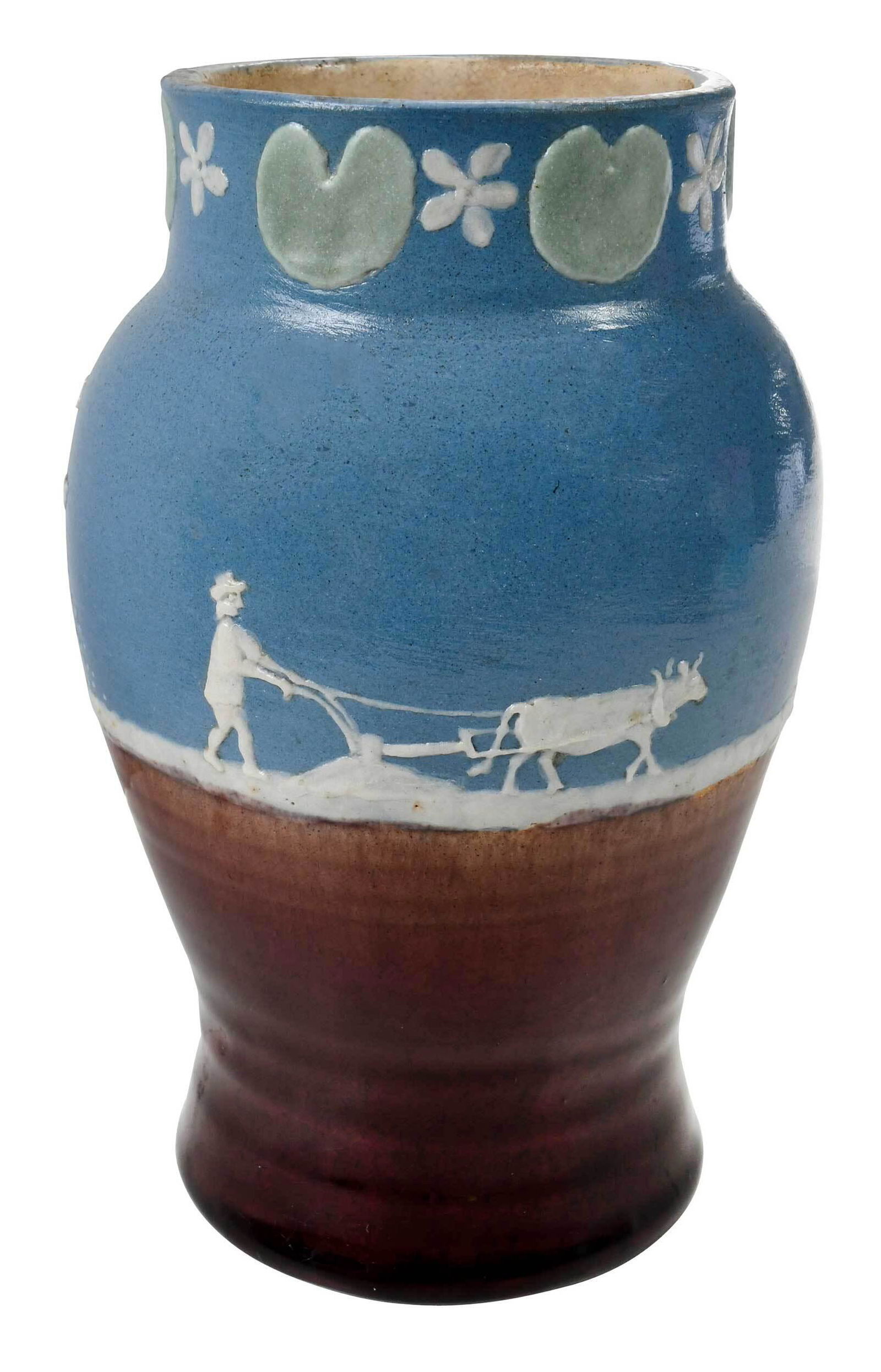 Pisgah Forest Cameo Pottery Vase (1 of 6)