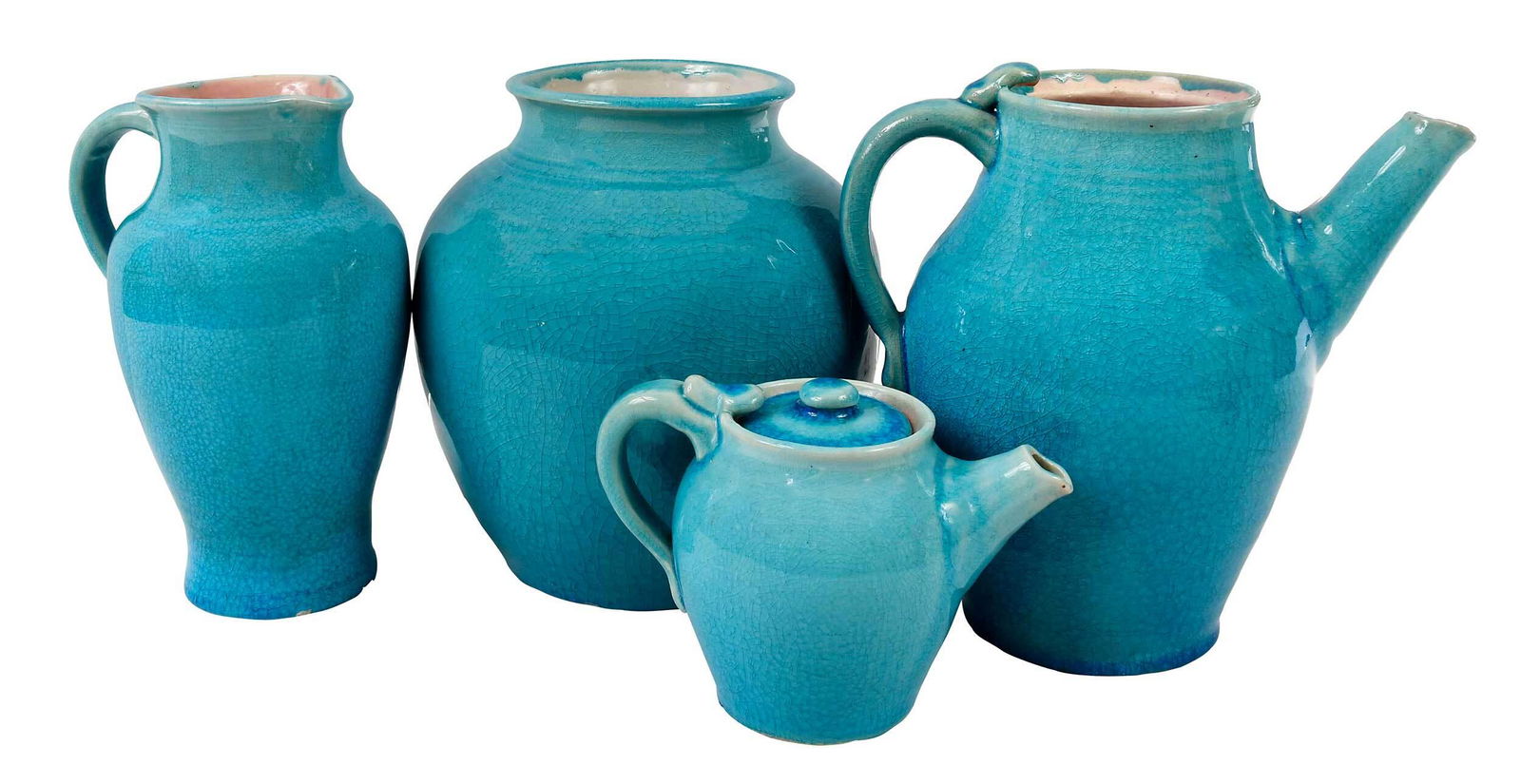 Four Pieces of Pisgah Forest Pottery (1 of 8)