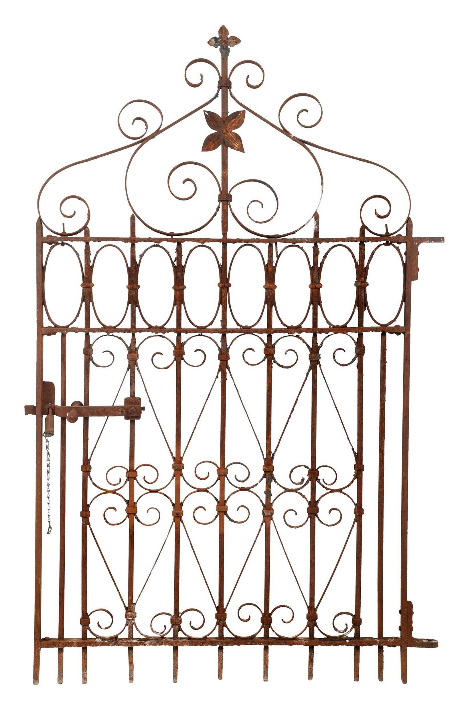Vintage Wrought Iron Gate Oct 22, 2021 Brunk Auctions in NC