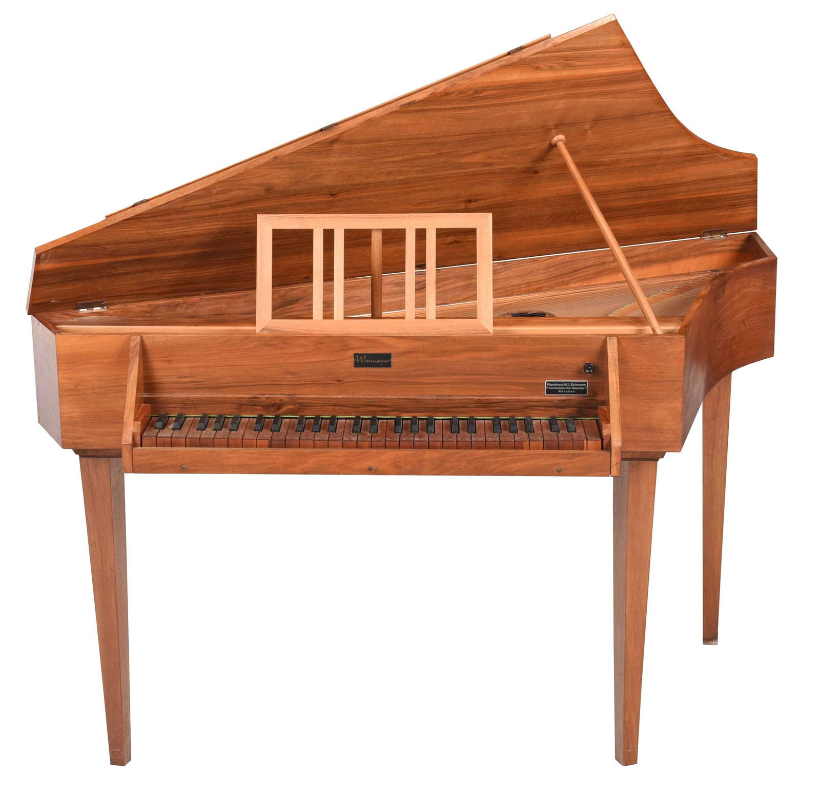 Wittmayer Mid Century Fruitwood Harpsichord (1 of 7)