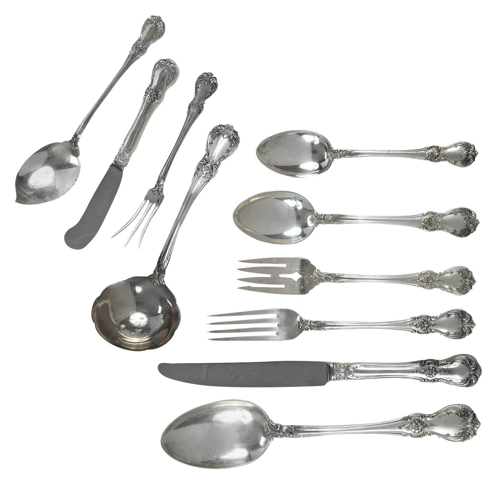Towle Old Master Sterling Flatware, 100 Pieces (1 of 7)
