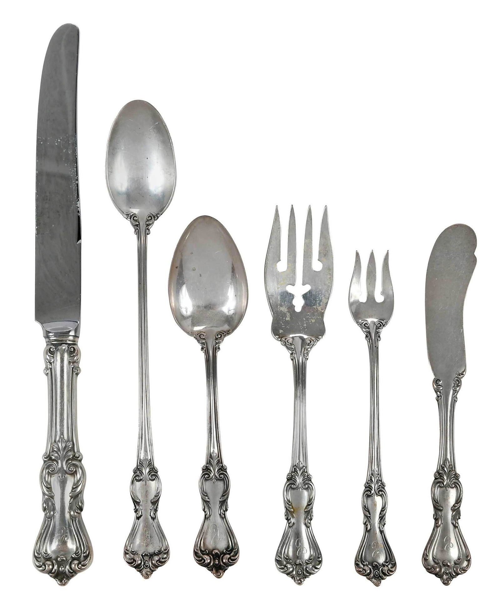 Marlborough Sterling Flatware, 44 Pieces (1 of 6)