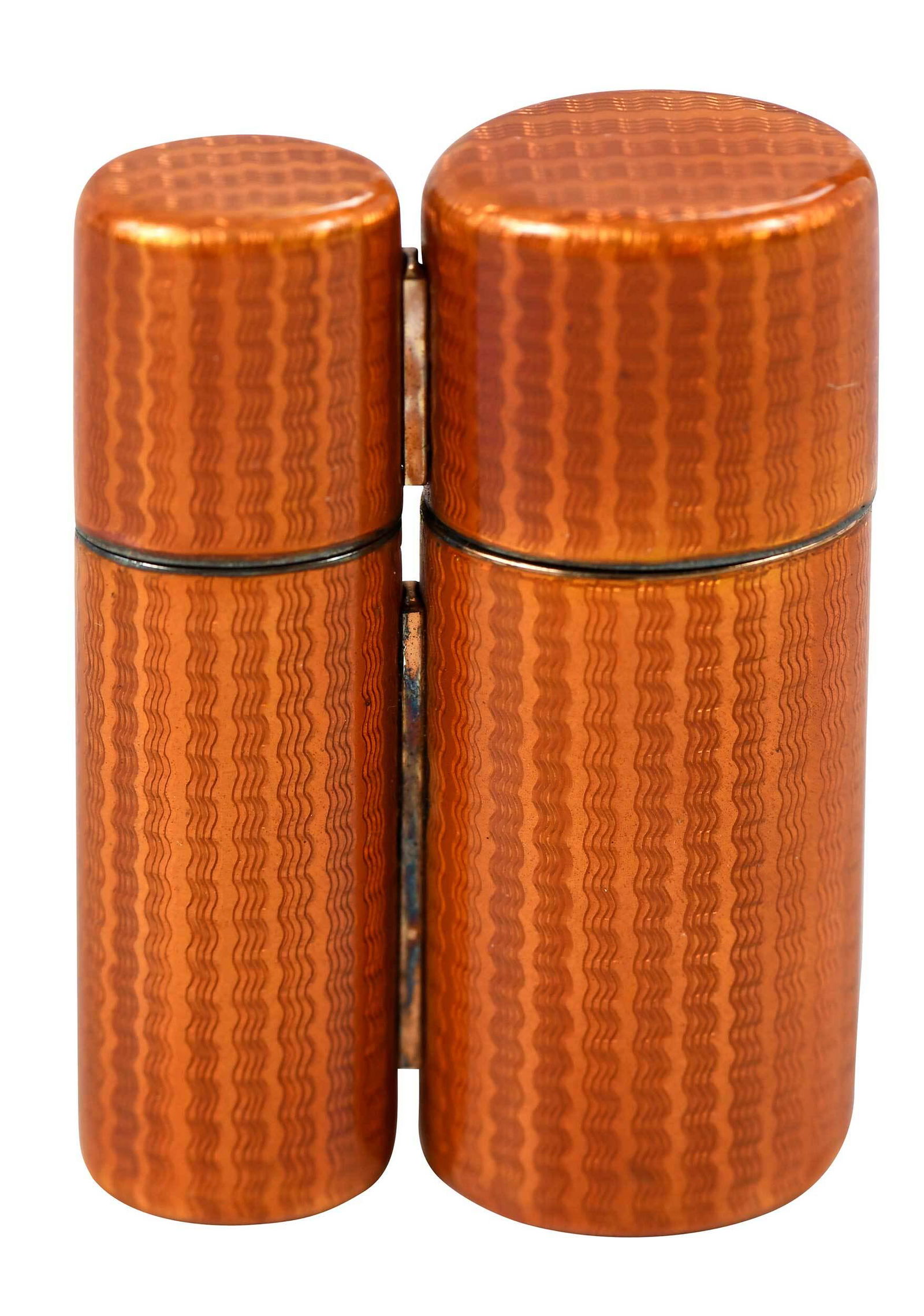 Faberge or Style Russian Silver and Enamel Pill Box (1 of 13)