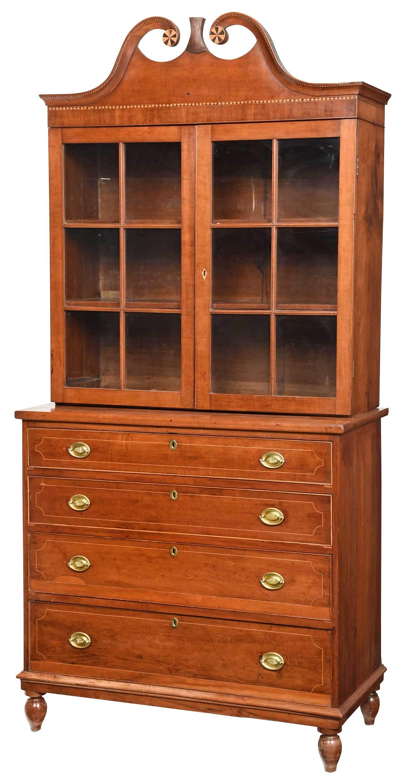 Southern Federal Inlaid Cherry China Press (1 of 13)