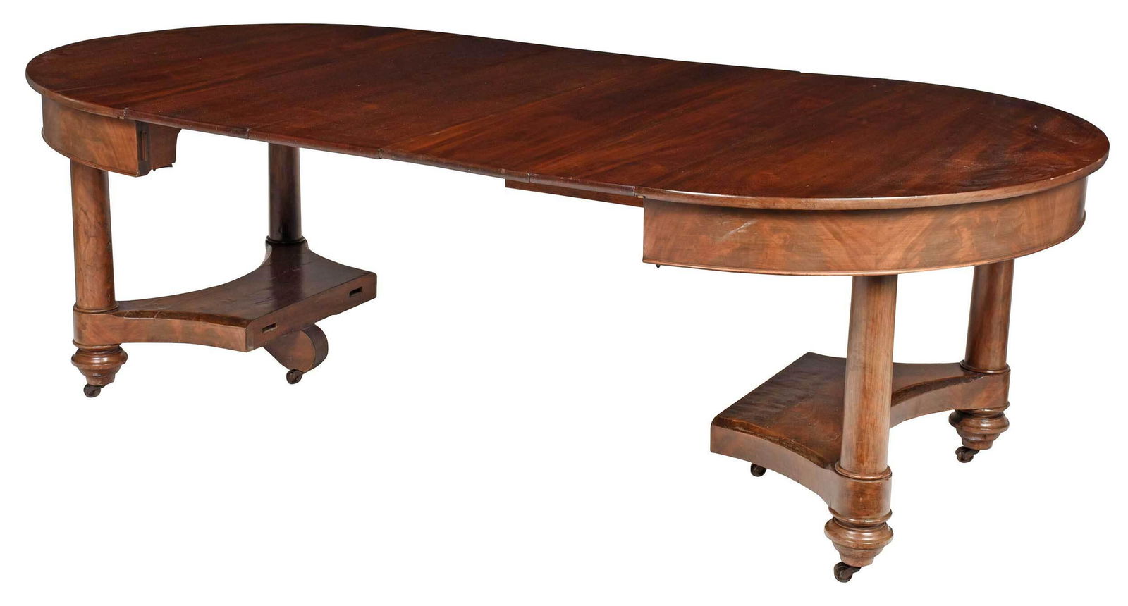 Neoclassical Mahogany Extension Table, Fairfield Porter (1 of 5)