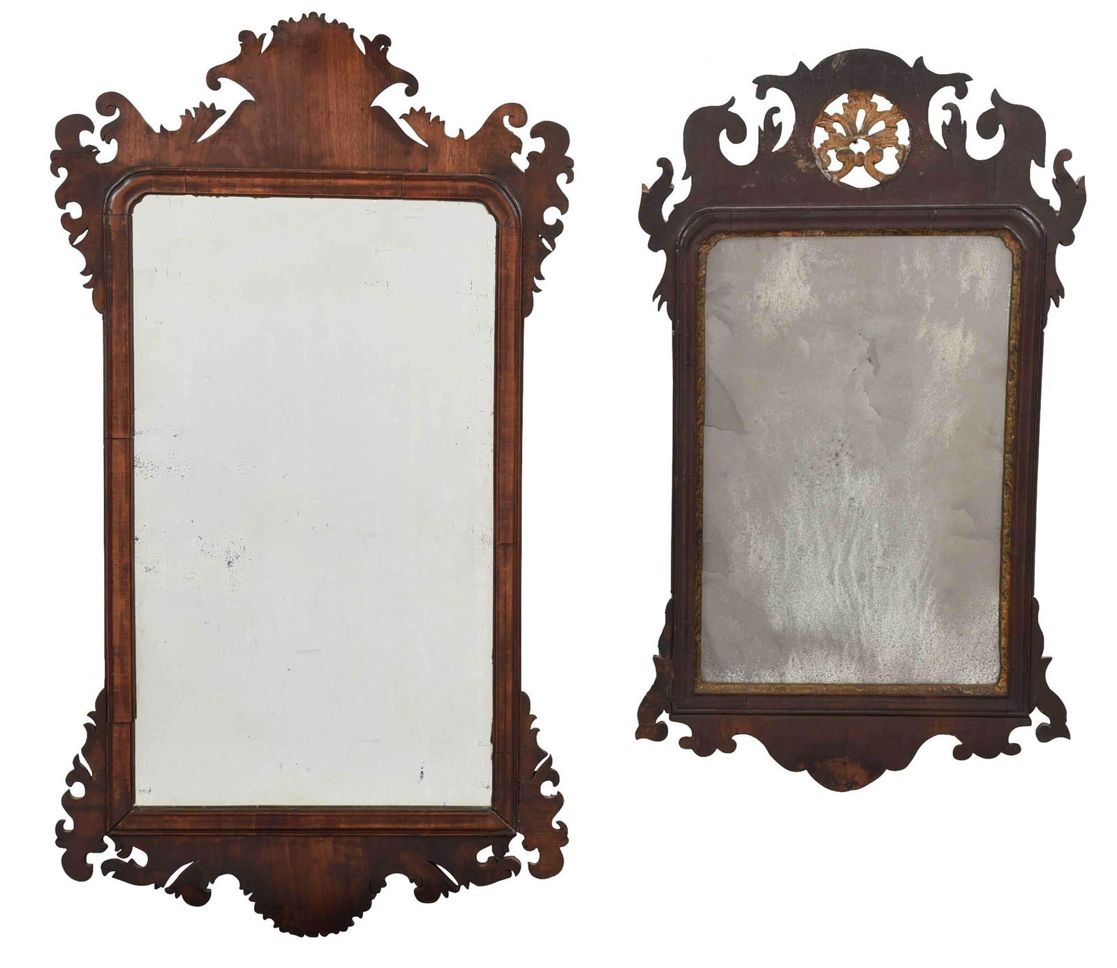 Two Chippendale Mahogany Mirrors (1 of 9)