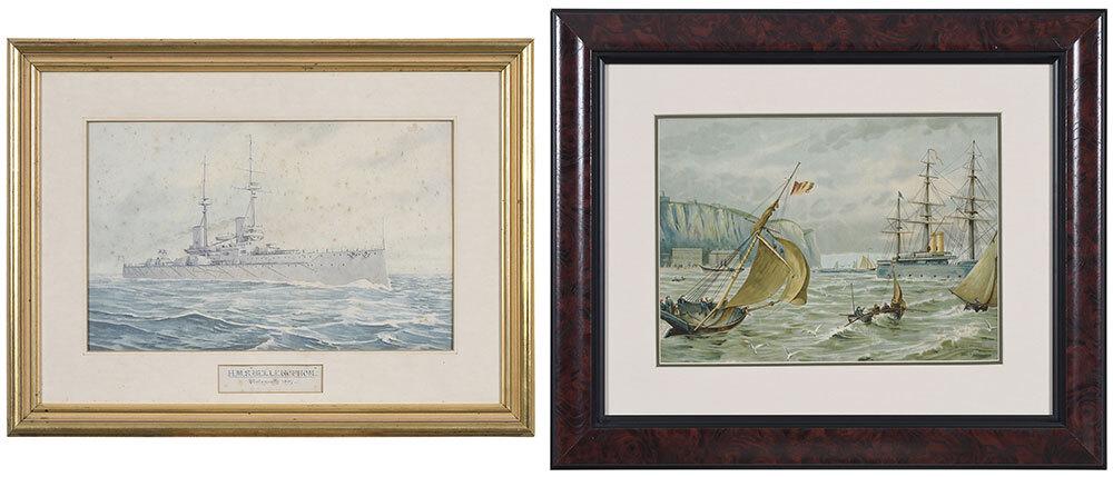 British School Maritime Painting, Print (1 of 7)