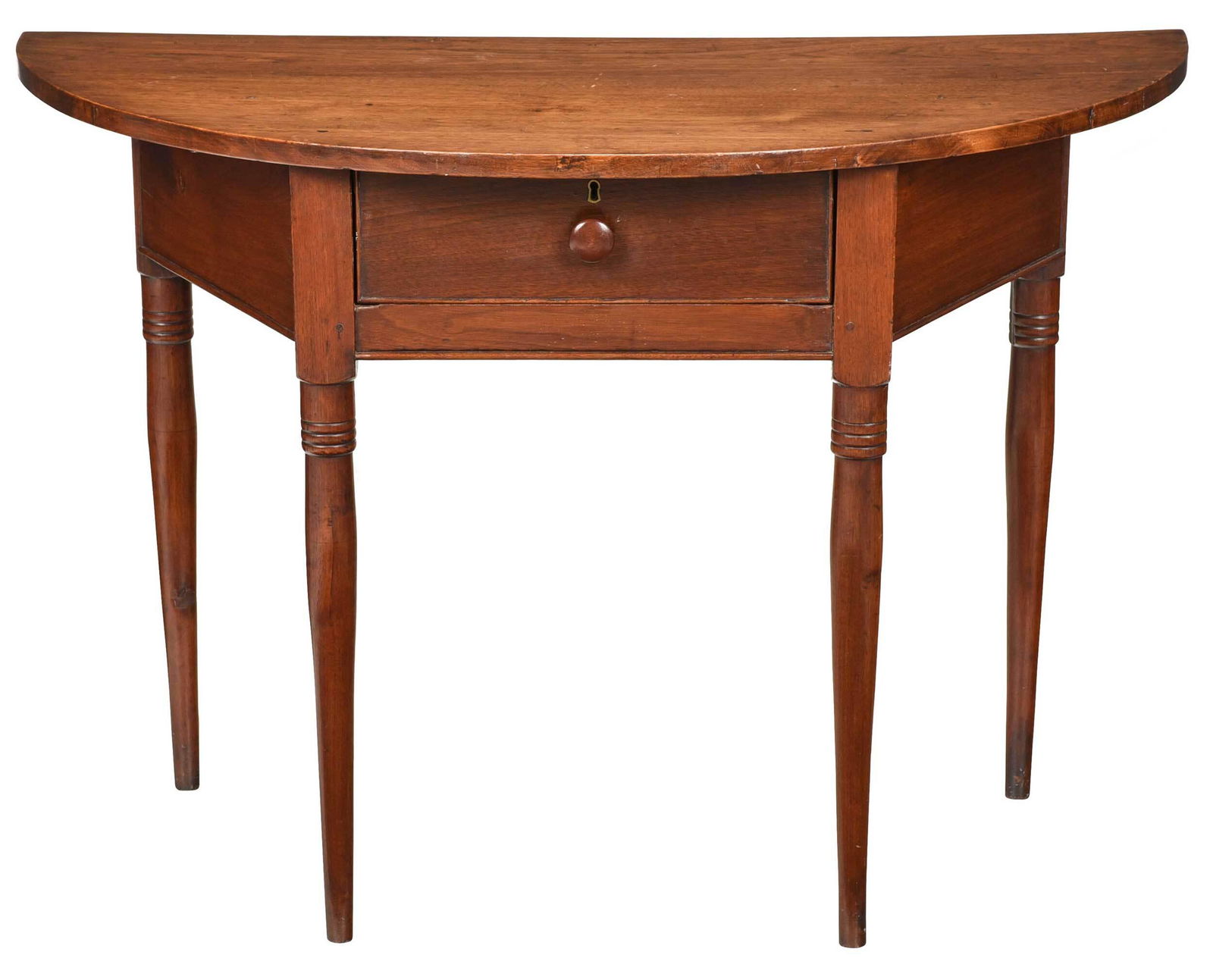 Southern Walnut Demilune Table (1 of 5)