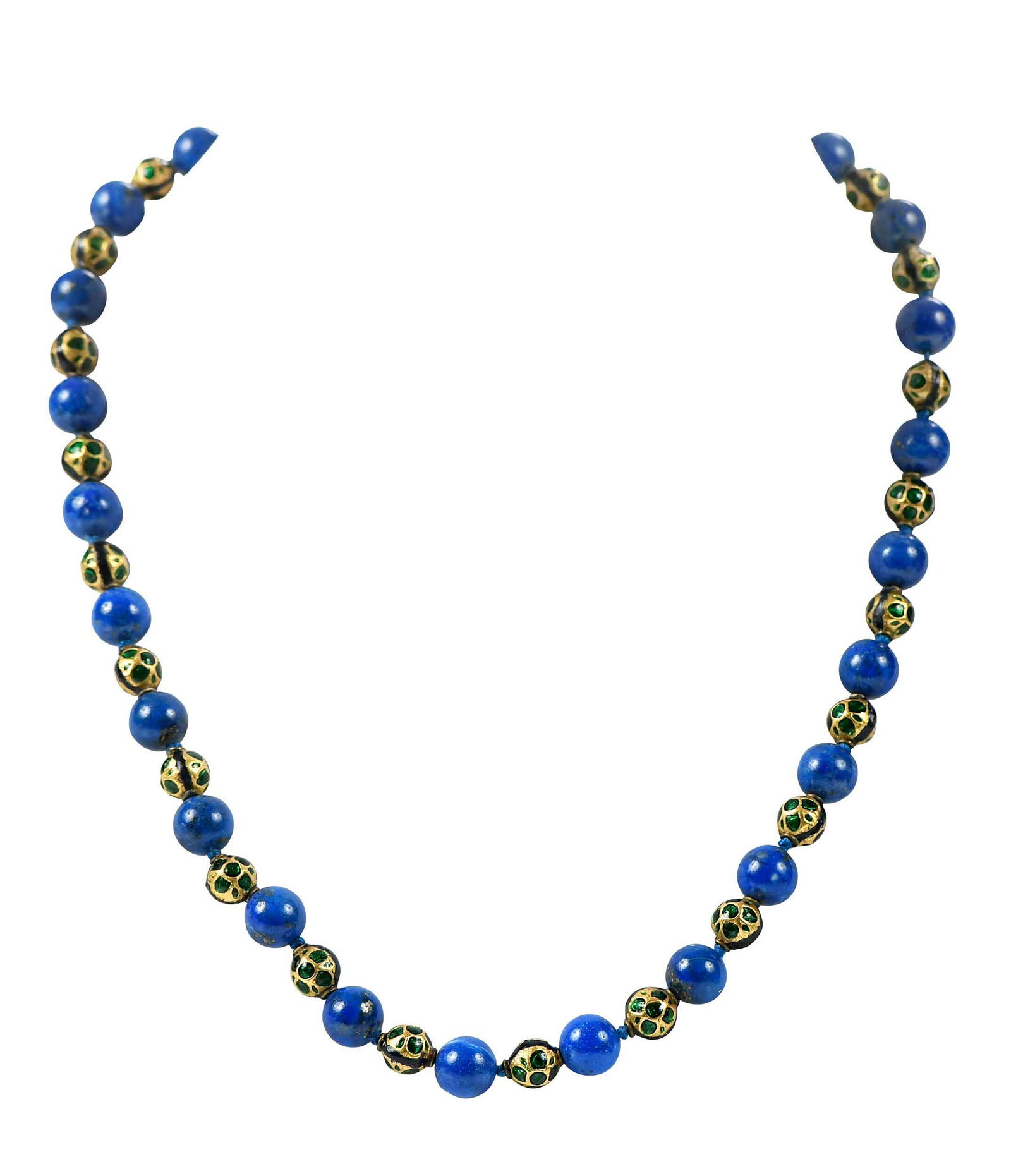 Gold and Gemstone Necklace (1 of 5)