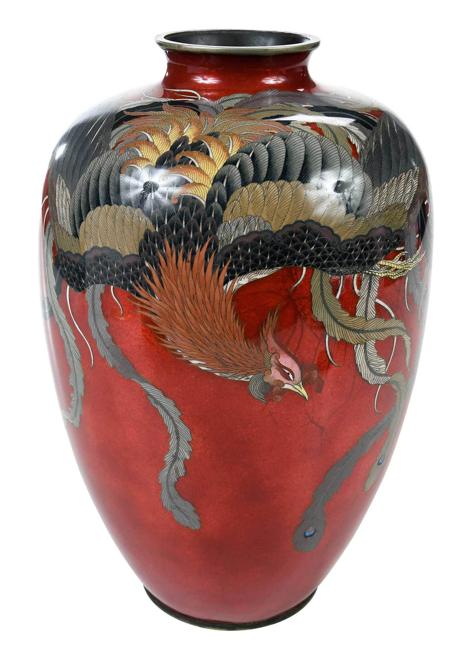 Hayakawa Komejiro Cloisonn‚ Vase (1 of 6)