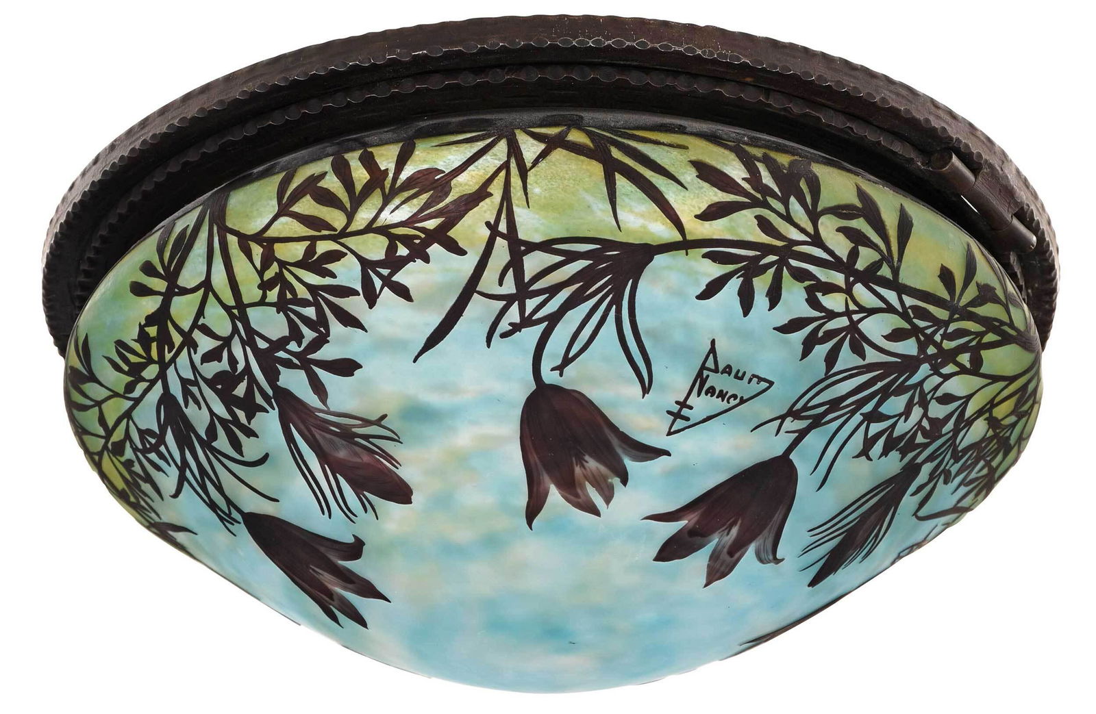 Daum Nancy Cameo Glass Plafonnier (1 of 10)