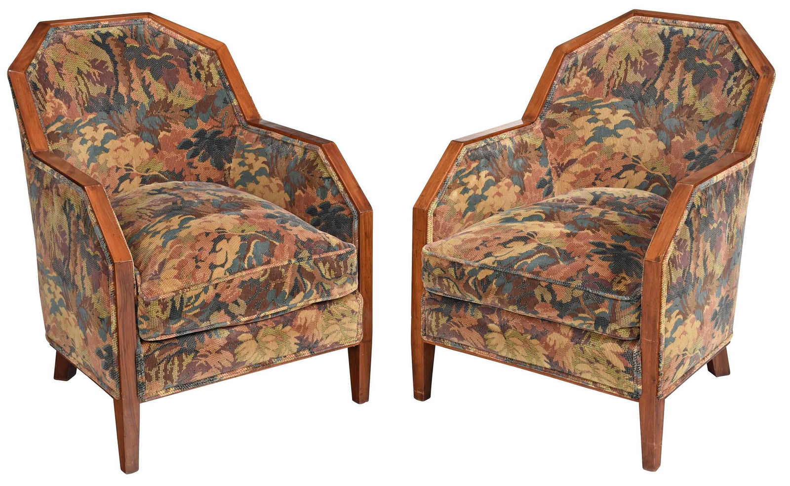 Pair of D.I.M. Attributed Art Deco Armchairs (1 of 7)