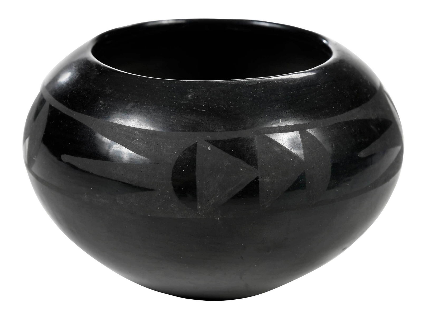 Maria Martinez Blackware Bowl (1 of 5)