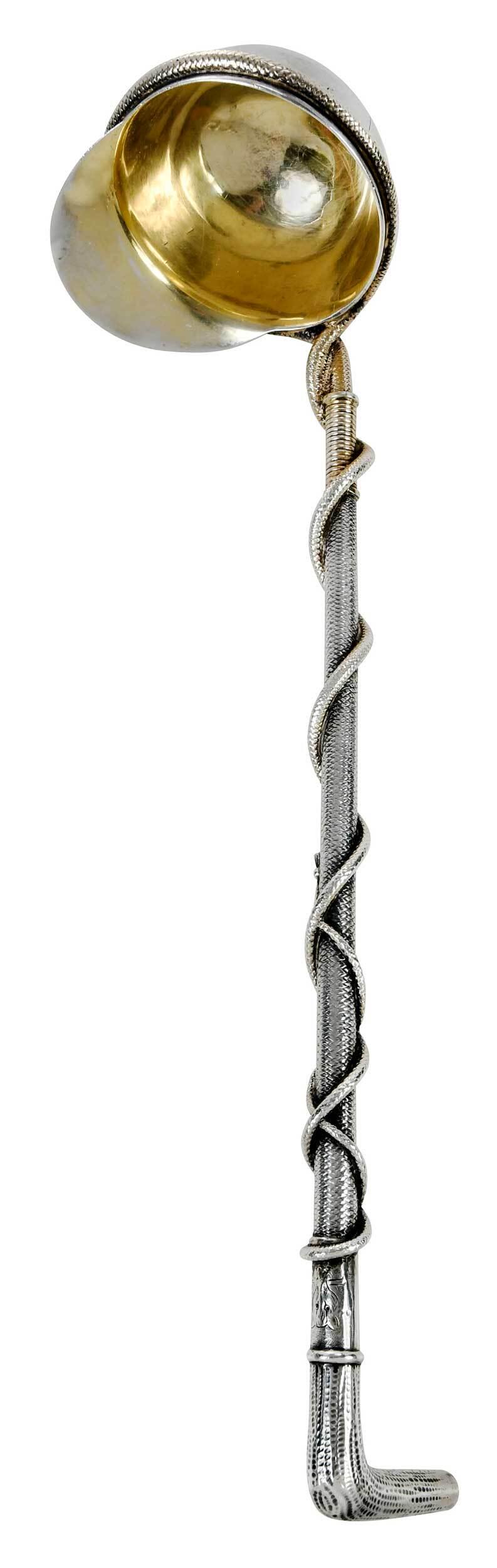 Equestrian Themed Punch Silver Ladle (1 of 9)