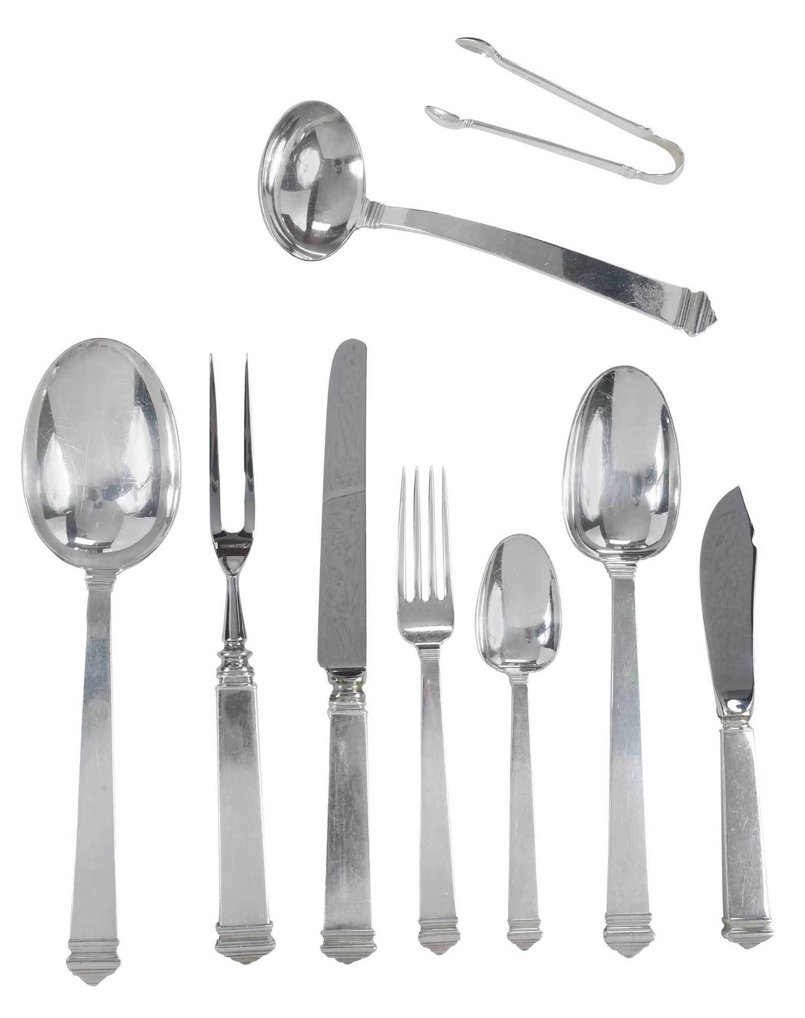 Tiffany Hampton Sterling Flatware, 46 Pieces (1 of 5)