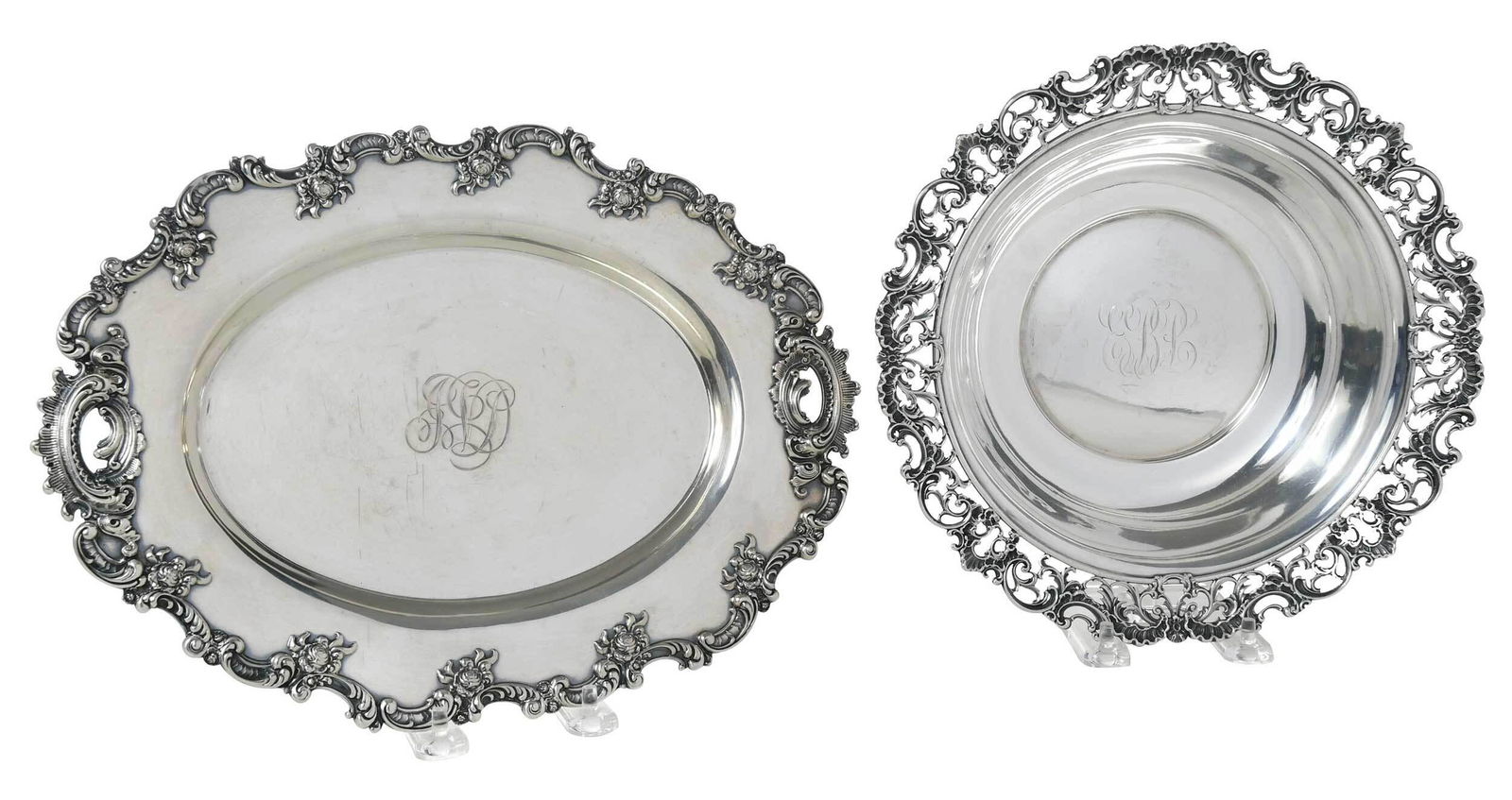 Sterling Tray and Bowl (1 of 7)