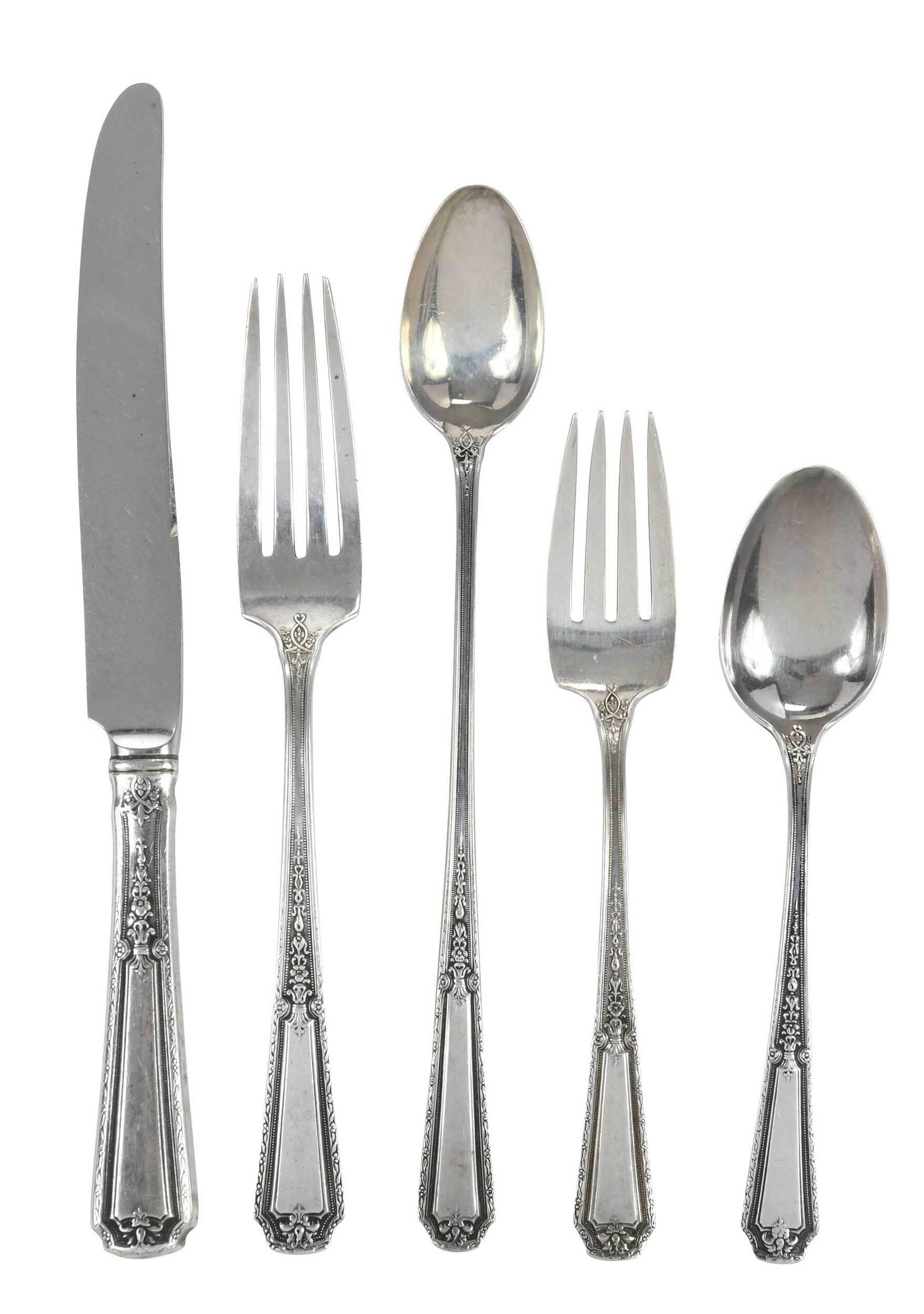 Towle Louis XIV Sterling Flatware, 52 Pieces (1 of 6)