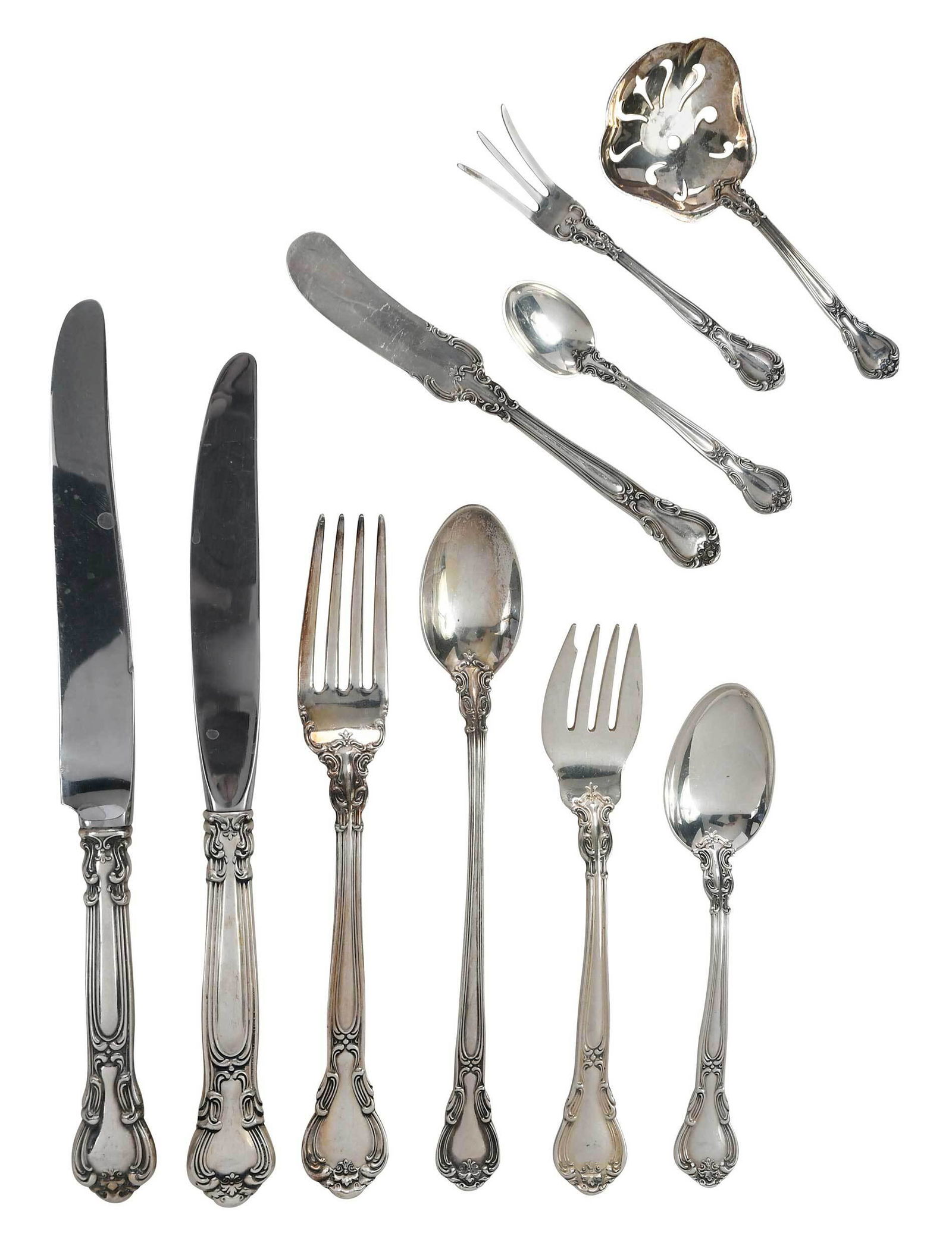 Gorham Chantilly Sterling Flatware, 86 Pieces (1 of 5)