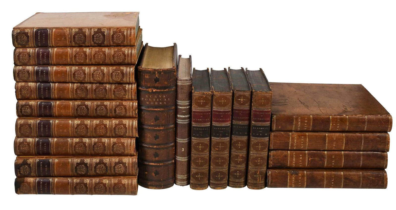 Group of 18 Assorted Leather Bindings (1 of 9)